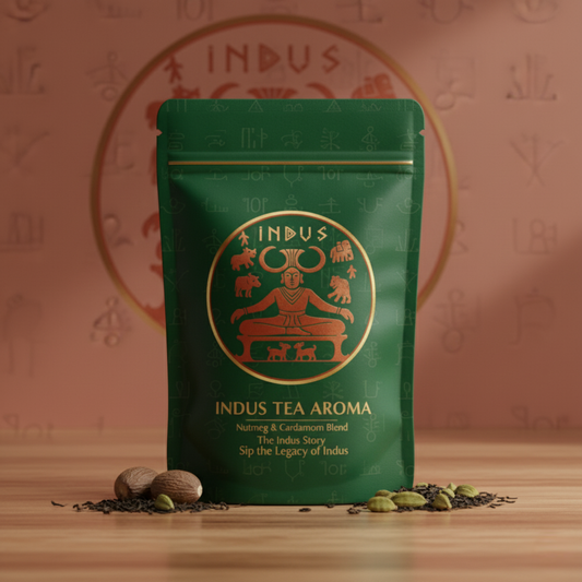 Indus Tea Aroma | Nutmeg & Cardamom Blend by The Indus Story