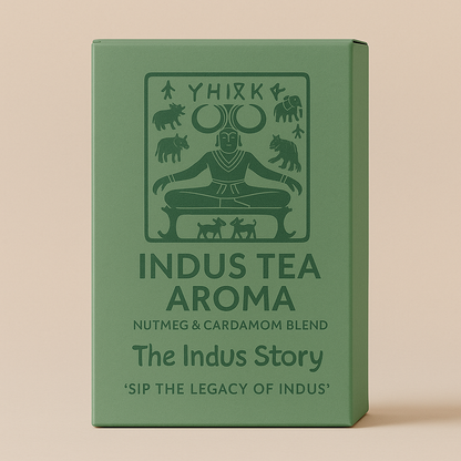 Indus Tea Aroma | Nutmeg & Cardamom Blend by The Indus Story