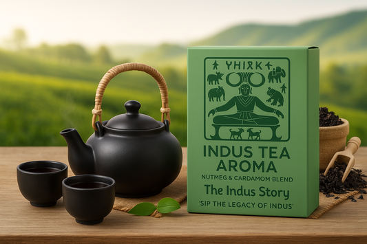 Indus Tea Aroma | Nutmeg & Cardamom Blend by The Indus Story
